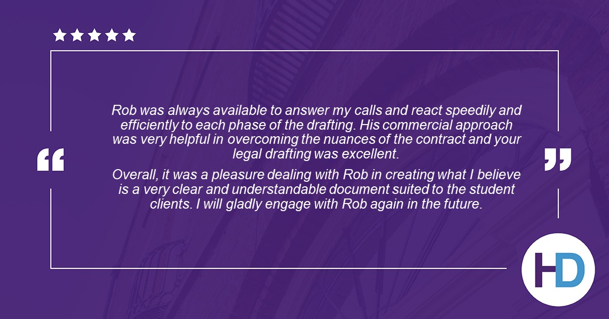 FEEDBACK FRIDAY!

A brilliant 5-star review for Robert Orkney, Solicitor from our Corporate and Commercial team. Well done Rob! #wemakeitpossible

Want to leave us a review? bit.ly/3mkAHwr