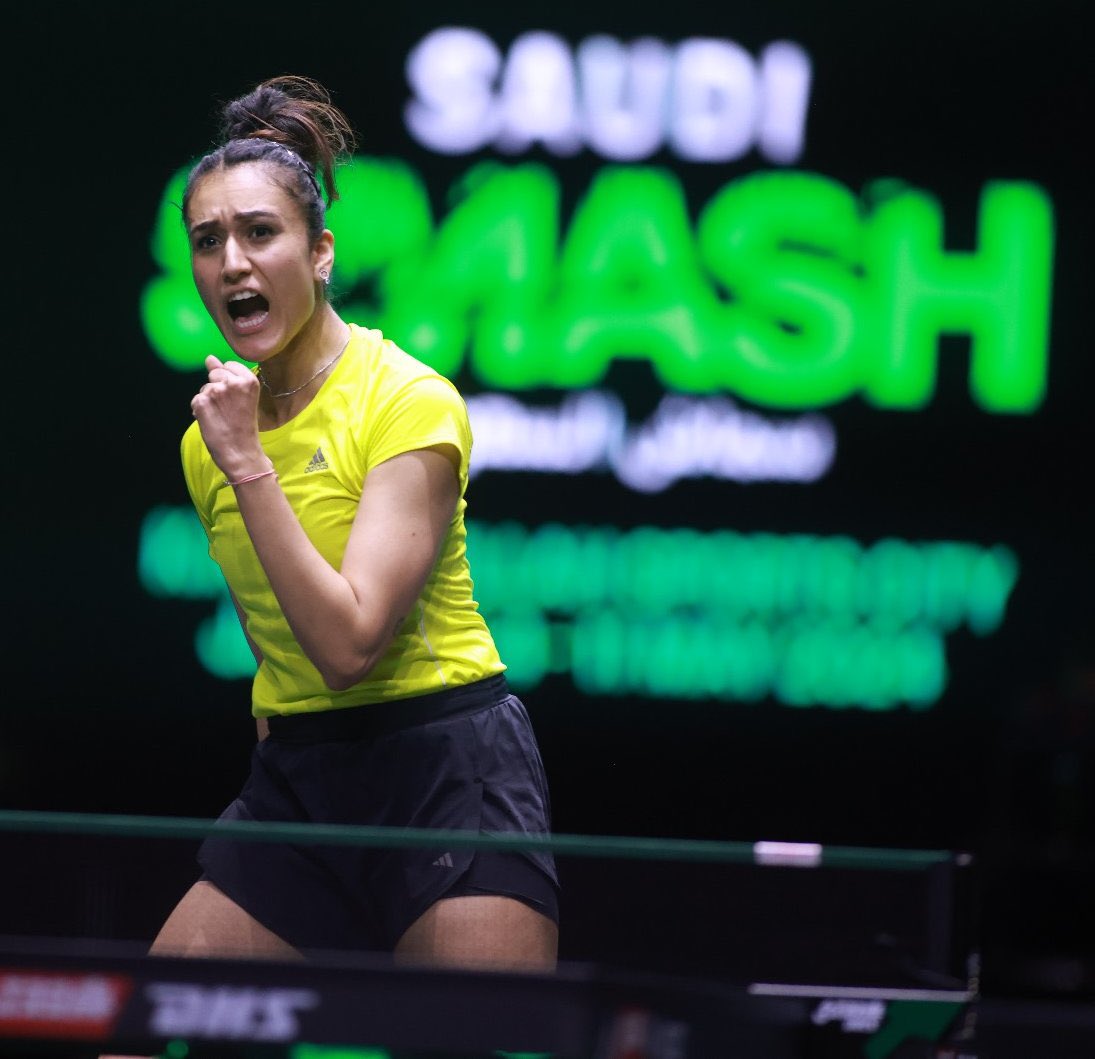 Boria Majumdar (@boriamajumdar) on Twitter photo Manika Batra- First interview after Saudi Smash.
She was brilliant in the Saudi Smash. Her first interview post beating the world number 2 and the world number 14. Beating Wang Manyu was a stellar achievement.
Celebrating the effort of <a href="/manikabatra_TT/">Manika Batra</a>
Thanks <a href="/imrahultrehan/">Rahul Trehan</a> Manika Batra- First interview after Saudi Smash.
She was brilliant in the Saudi Smash. Her first interview post beating the world number 2 and the world number 14. Beating Wang Manyu was a stellar achievement.
Celebrating the effort of <a href="/manikabatra_TT/">Manika Batra</a>
Thanks <a href="/imrahultrehan/">Rahul Trehan</a>