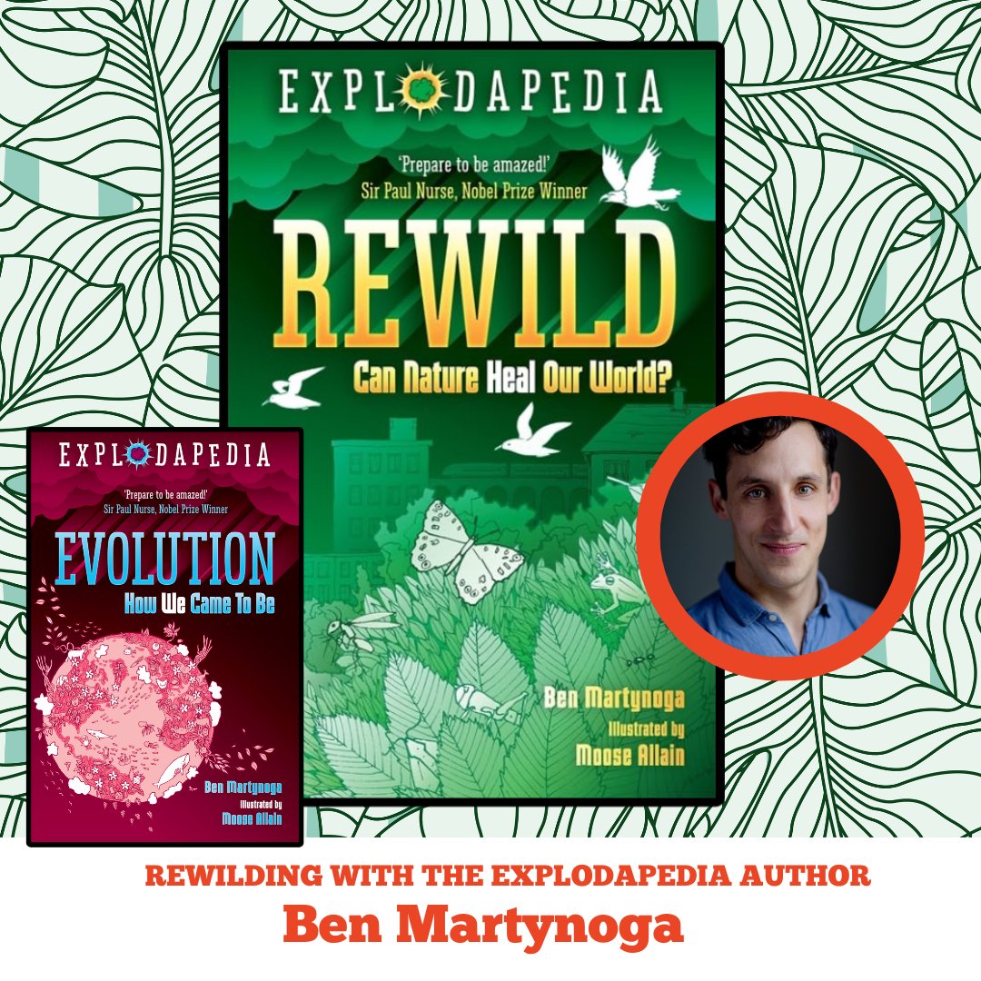 Our school day has been a huge success, thanks to everyone who joined us today. You can catch Ben Martynoga talking about the latest book Rewild from his brilliant and award-winning Explodapedia series tomorrow at @bozzyfest. 1045 SAT 11 MAY boswellbookfestival.co.uk