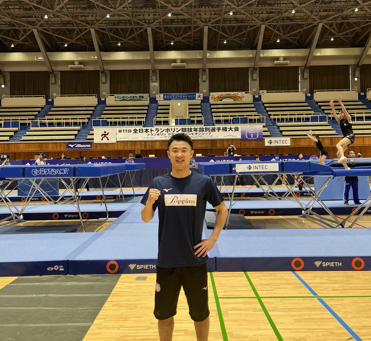 tra_dk's tweet image. 会場入り！前日練習終わり！
良いわけではなかったけど、準備は整った！

頑張ります🔥

#poppins #ポピンズ

#スポコラ #spocolla 
#frictionlabs