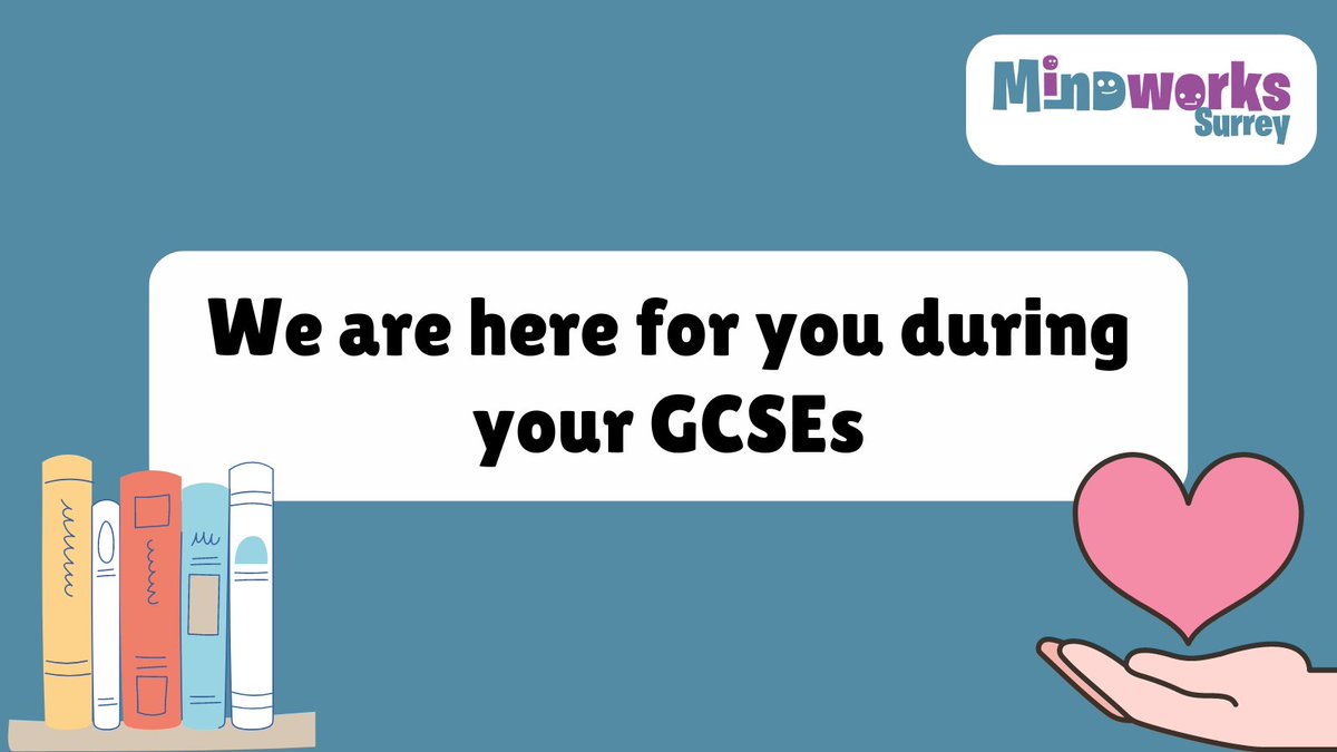 This week is the start of GCSE’s. We understand this period can be stressful and unsettling for many..
Looking after yourself is important during this time and we have information and resources on our website on how to do this.
Visit mindworks-surrey.org/advice-informa…
#Surrey #MentalHealth
