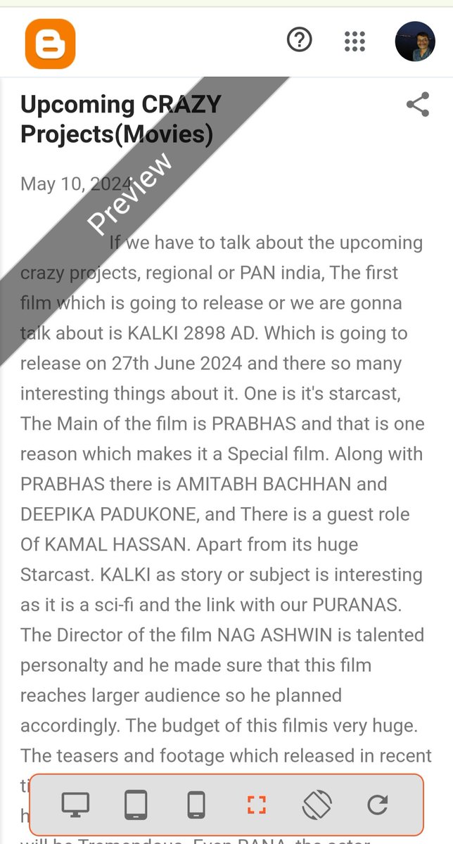 My Blog on Upcoming Project, Please read and encourage. #Kalki2898AD #Kalki2898ADonJune27 #Prabhas𓃵 #AmitabhBachchan #DeepikaPadukone #Movies