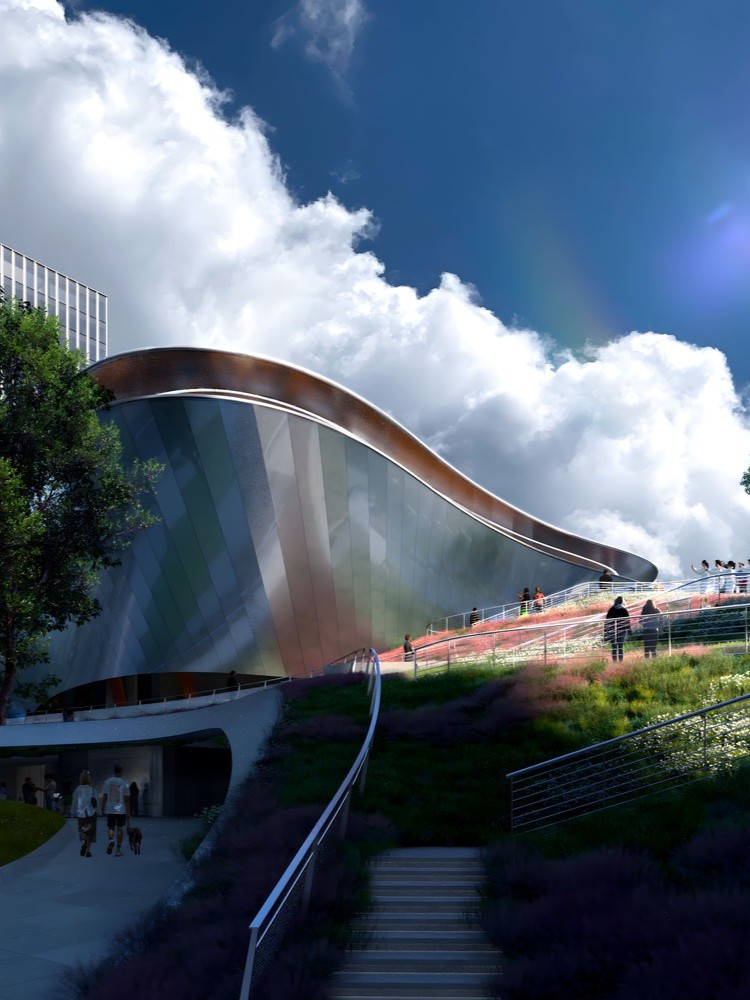 Ma Yansong/MAD Architects has unveiled their #design for the Cloud 9 Sports Center, a 6,000-square-meter athletic complex in the city of #Shijiazhuang, #China. ow.ly/mMqf50RB8wk