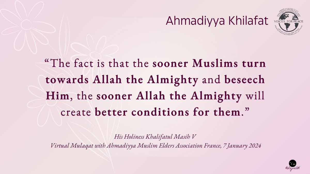 LajnaUK's tweet photo. #AhmadiyyaKhilafat
#voicesforpeace https://t.co/O4Jg0Cufli