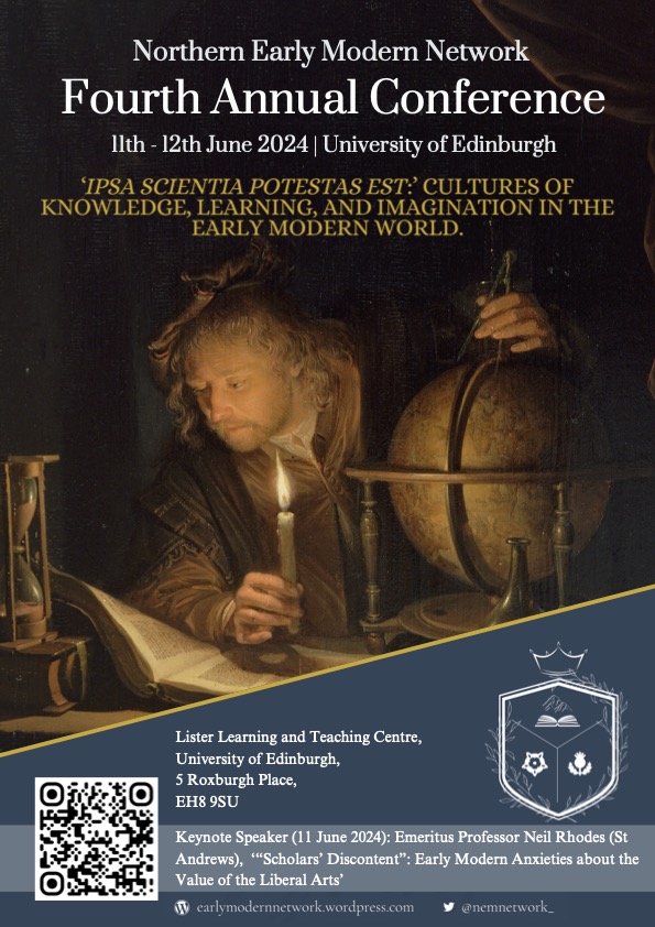 We are thrilled to release the official poster and programme for our fourth annual conference, which will be taking place between 11-12 June at the University of Edinburgh! Please see below for the full programme.
