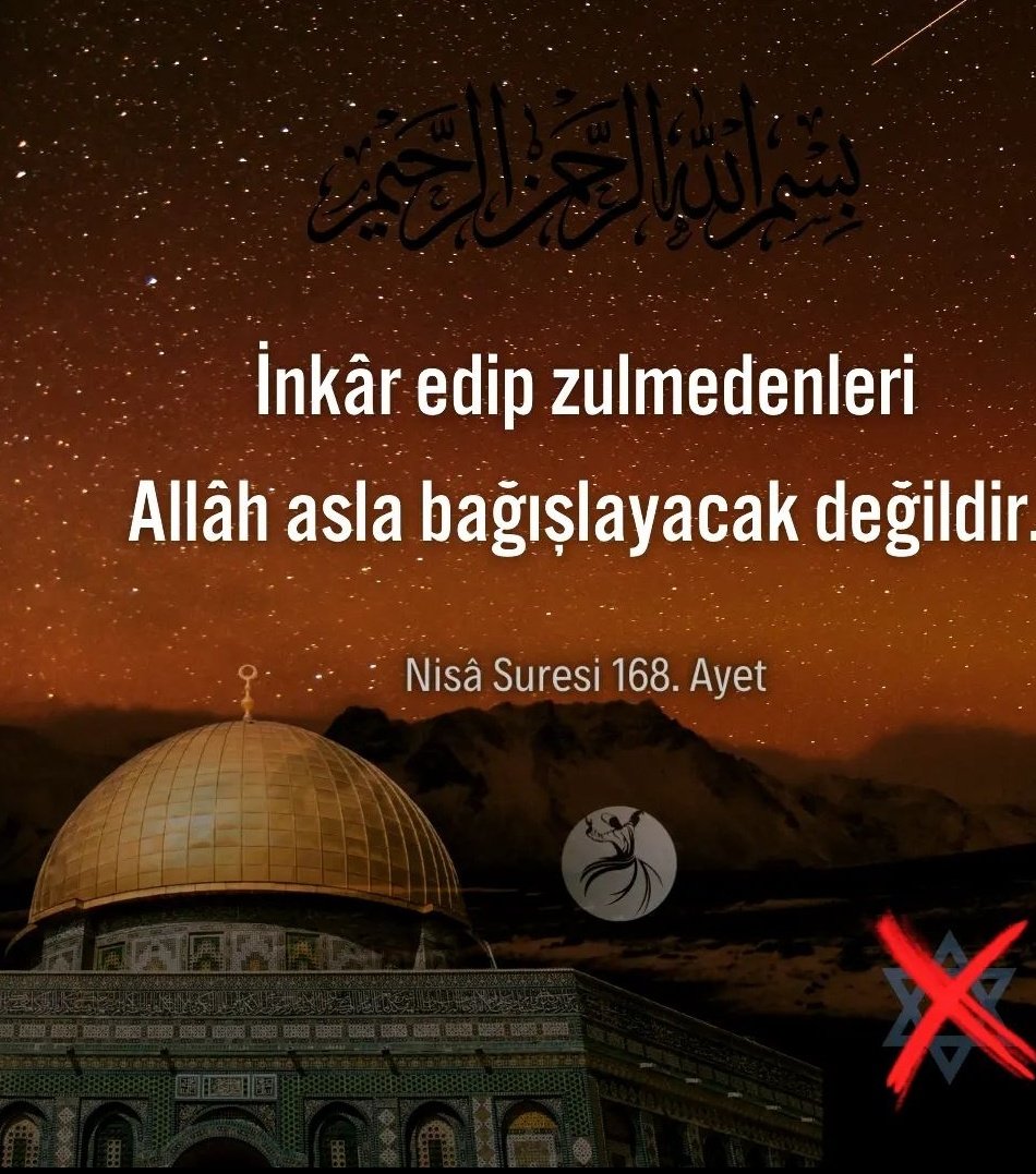 Rahman ve rahim olan Allah'ın adıyla☝️
Inkar edip, zulmedenleri Allah asla bağışlayacak değildir☝️