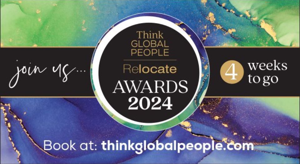 A reminder that if you're joining us at the 20th Anniversary Relocate Awards & Gala Dinner at @TwoTemplePlace on June 6th, Early Bird priced tickets should be bought by the end of today. Book with Early Bird discount: lnkd.in/eXmGVfZh #relocateawards #globalmobility