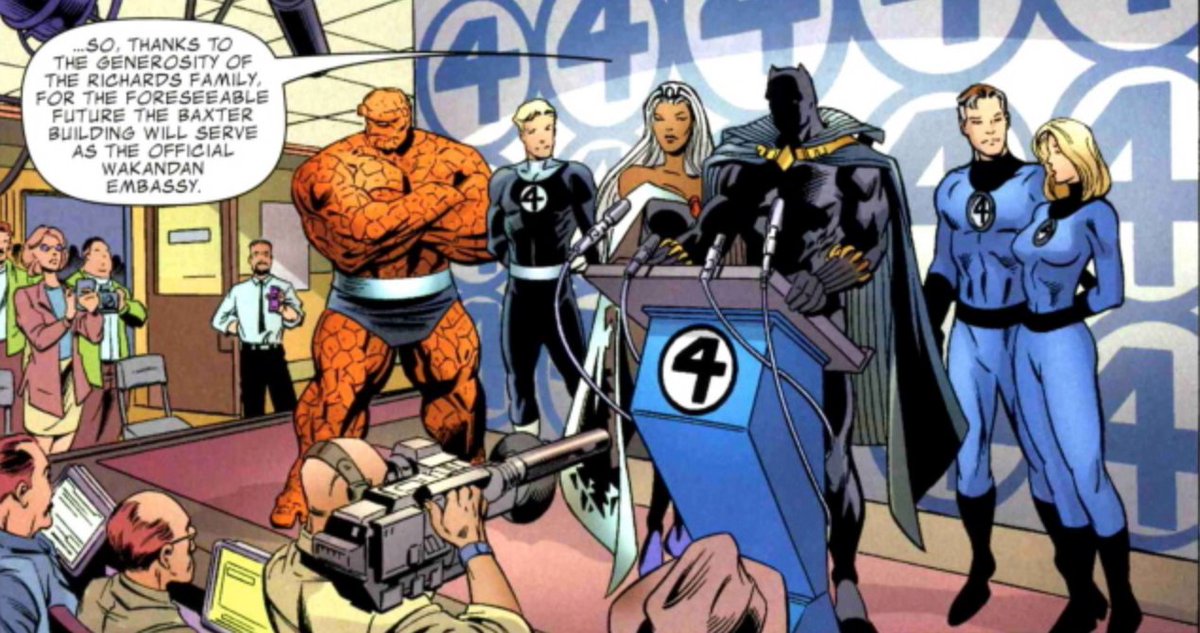 T'Challa leads The Fantastic Four #RecastTChalla
