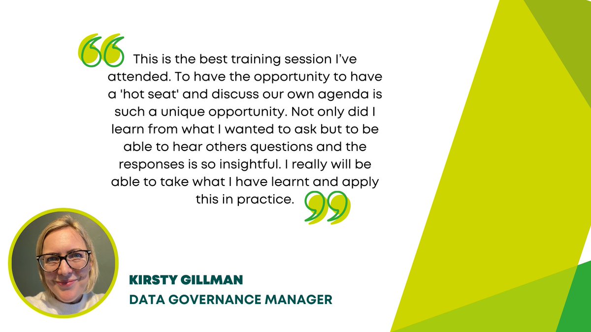 Here's what some recent attendees had to say about my 1 Day #DataGovernance Mastermind.

Find out more and register here: the-data-governance-coach.cademy.co.uk/1-day-data-gov…

#tdgc #data #mastermind