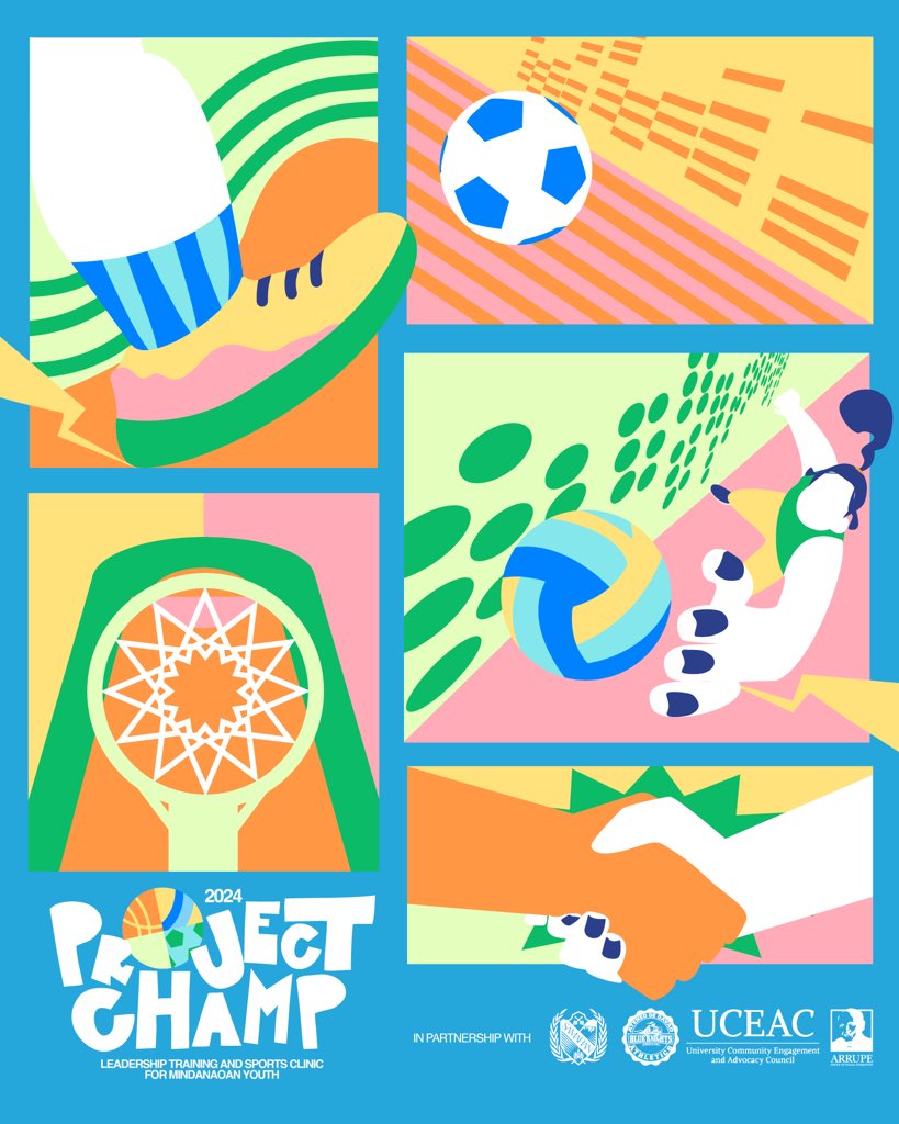 addusamahan's tweet photo. Champs, light up the fire in empowering communities and fueling the passion of Mindanaon student athletes and leaders! 🏅
Get ready as we get back on track with #ProjectChamp2024, in partnership with the AOSF, UCEAC, and AdDU Athletics! 🏆💥
#AtTheGetGo↗️ https://t.co/9e7RzSY95I