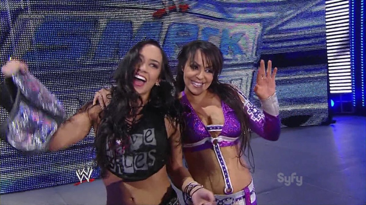 TravisJonesWWE's tweet photo. Team #LayJ Ladies @TheAJMendez &amp; @MsLayEl are always ready to take down any opponent that comes at them in the square circle #TeamAJ &amp; #TeamLayLa. #RT if u agree #WeLoveAJ #WeLoveLayLa #AJFansForEver #LayLaFansForEver #SmackDown @WWE @AJLeeSupport

.@Aimee_Garcia. https://t.co/vzIUS0RxMl