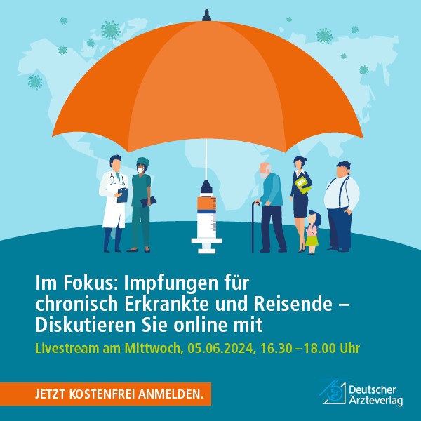 Jetzt kostenfrei anmelden: aerzteblatt.de/events/impfsym… Livestream Expertensymposium zum Thema #Impfungen für #chronisch Erkrankte und #Reiseimpfungen @Dt_Aerzteblatt @Su__Ele.