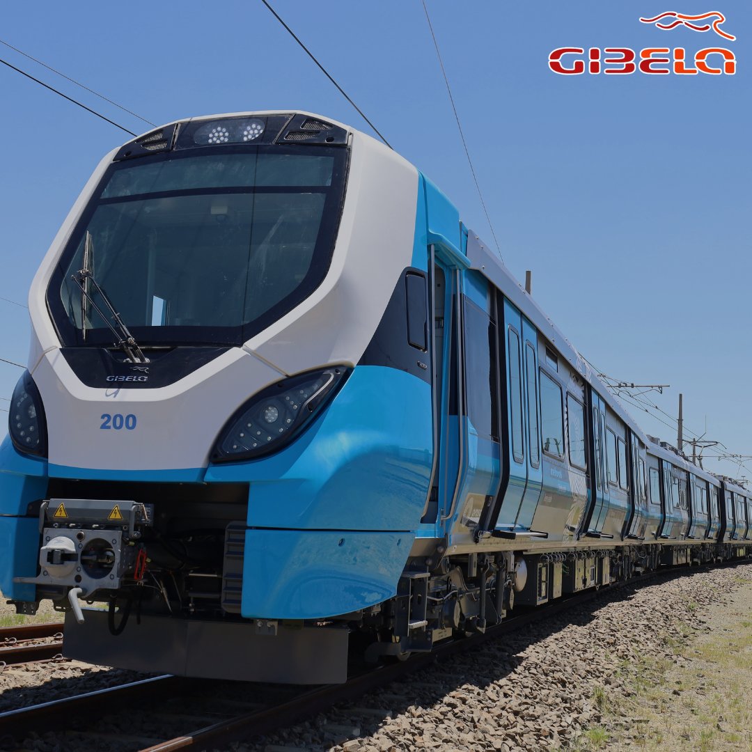 RailGibela's tweet photo. This isn't just any train. It's the people's train. And it's a milestone: the 200th Trainset manufactured right here in South Africa!
Welcome to the future! #TS200 https://t.co/XGm0kltE05