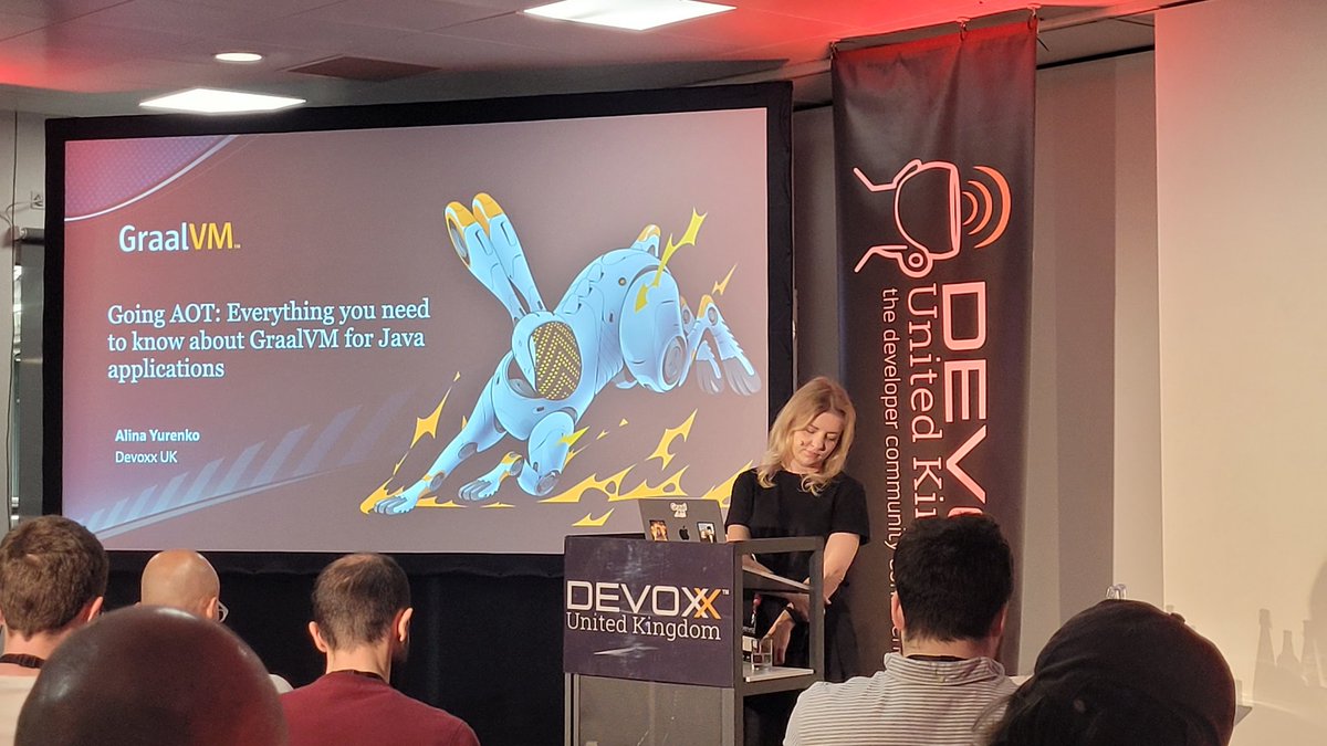 Time for #graalvm with @alina_yurenko! 🤩

I absolutely love the robo-bunny logo!