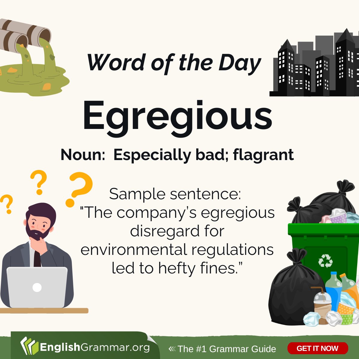 What is egregious?

#vocabulary #amwriting #writing