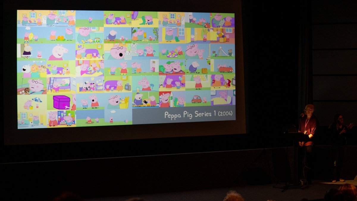 We celebrated 20 years of Peppa Pig at #CAF24! See the brilliant talk by @KarrotAnimation's Jamie Badminton online until Sunday 12th May! 🐷 🎟 Tickets: bit.ly/CAFPeppaPig