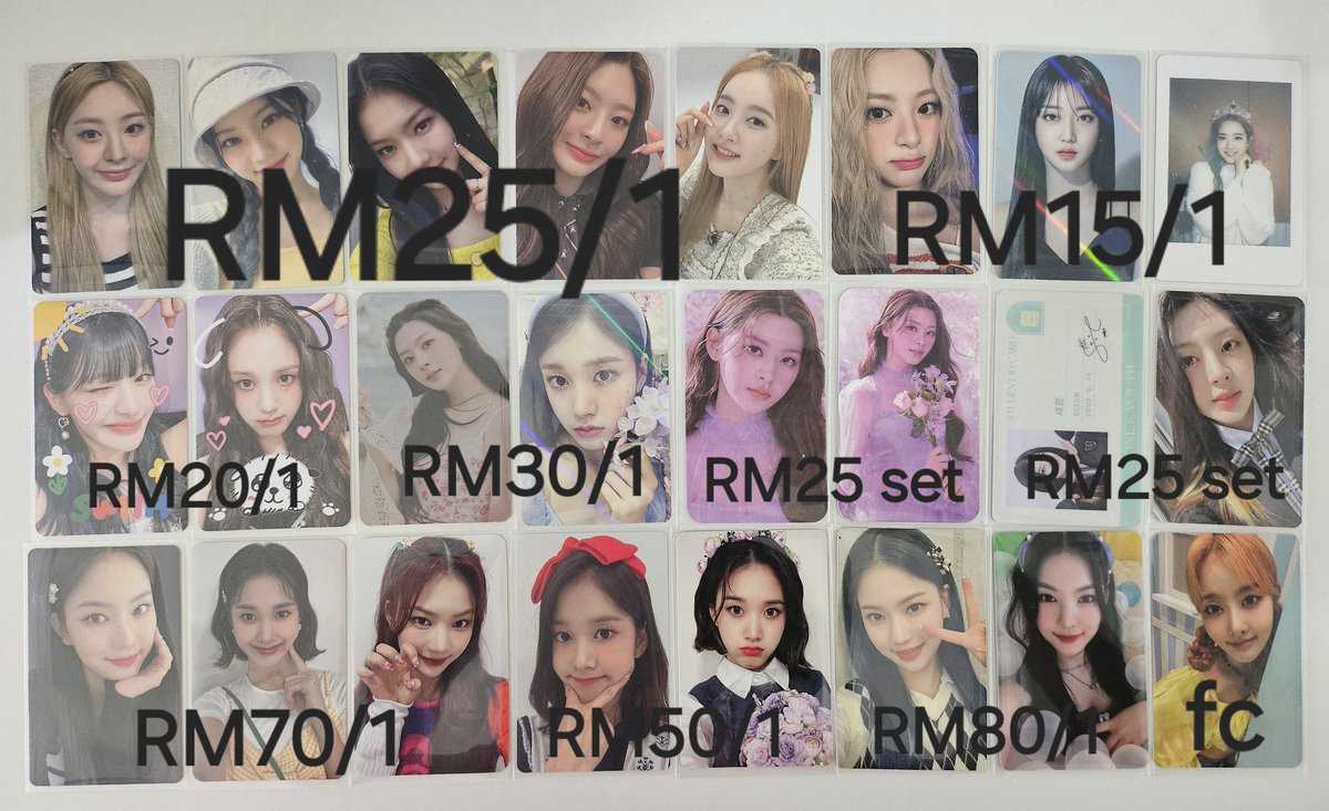 #pasarstayc
🇲🇾 WTS STAYC SUMIN SIEUN ISA SEEUN J Pcs
-on hand
-accpect tng,shopeepay or ob
-price exc postage
-can buy separately
-take 4 or more will free postage to wm