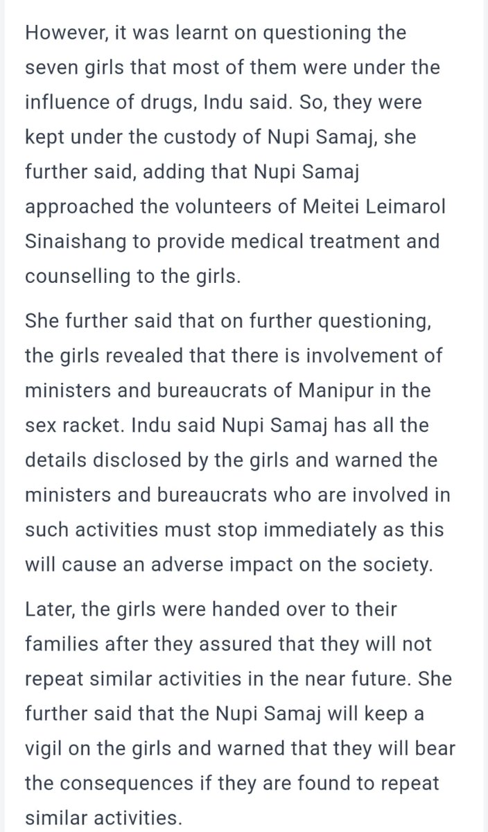 TminKuki_'s tweet photo. THIS IS #MANIPUR 📍
Where the Meitei state ministers are involved in Sex racket.
#MeiteiRapistCommunity.
 Meiteis female drug addicts on flesh trade.
 DRUGS persists within your 650sqm.
WHO is the drug peddlers??
 #Meithus https://t.co/11LfoB1RPc