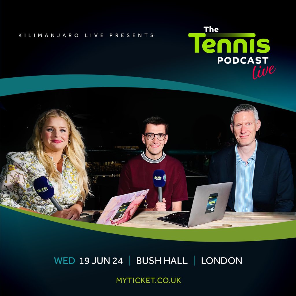 Need to brush up on your tennis knowledge ahead of Wimbledon? @tennispodcast head to London's @bushhallmusic this June 🎾 🎟️ Tickets on sale from 10am, Monday 13th May.