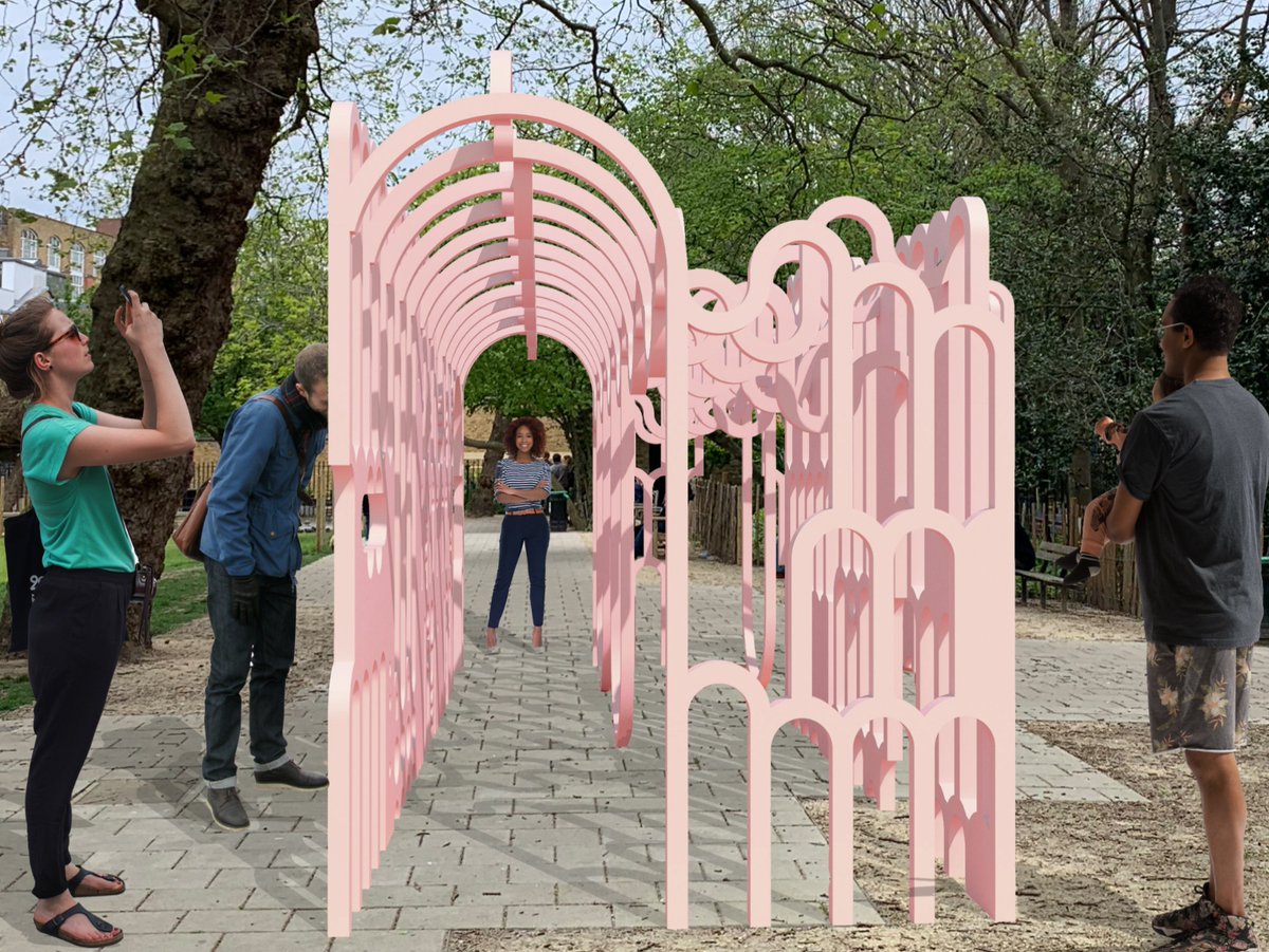 See the Possible Impossible Pavilion, a brand new installation for #CDW2024, in partnership with Build-Lite 💗 Peter Morris has created an architectural sculpture which explores ideas around possibility and impossibility. #PinkFriday