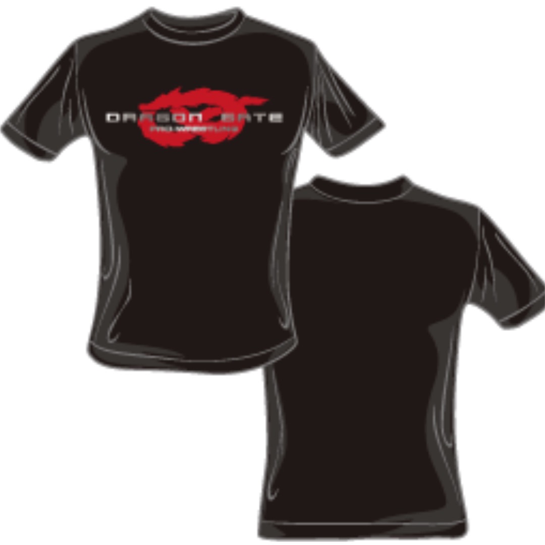【オフィシャルwebショップ情報】 
オフィシャルロゴ(旧ロゴ) Tシャツ再入荷！ 
shop.dg-pro.jp/products/detai…
定価：4,400円
サイズ：M, L, XL
#DRAGONGATE #ProWrestling
