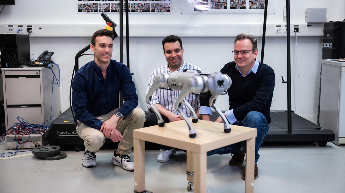 Trotting robots reveal emergence of animal gait transitions bit.ly/49ZEUc6 via @EPFL_en #Swisstech #robotics