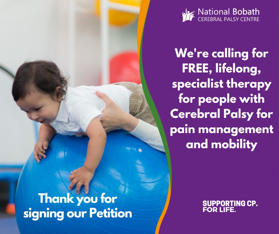 We are calling for FREE, lifelong, specialist therapy for people with CP. Please help us make a difference by signing our petition. 

 #CPTherapy #PetitionForChange #freetherapyforcp

bobath.org.uk/about-us/our-c…