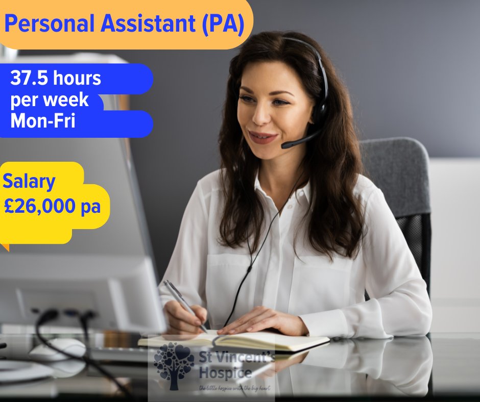 🎉Recruiting Now!🎉 St. Vincent's Hospice is recruiting for a Personal Assistant to provide a comprehensive administrative support to the CEO. For full details visit 👉stvincentshospice.org/job_vacancies/… #TheLittleHospiceWithTheBigHeart💙 # Hiring #Careers #PersonalAssistant