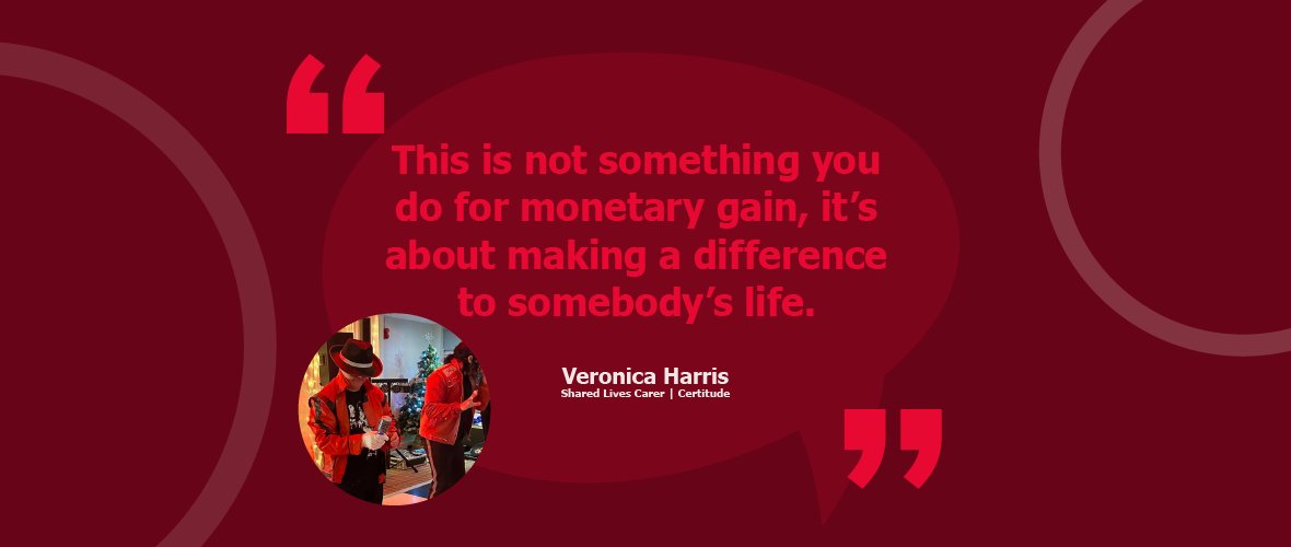 Veronica talks about her experience as a #SharedLives carer, supporting the same person for 30 years.

certitude.london/news/veronicas…

#ForTheLifeYouWant #Certitude