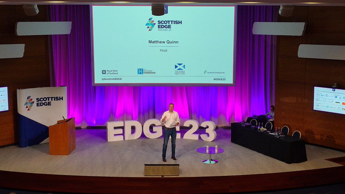 We're live on Day 2 of #EDGE23! JOIN US on the live stream: scottishedge.com/edge23