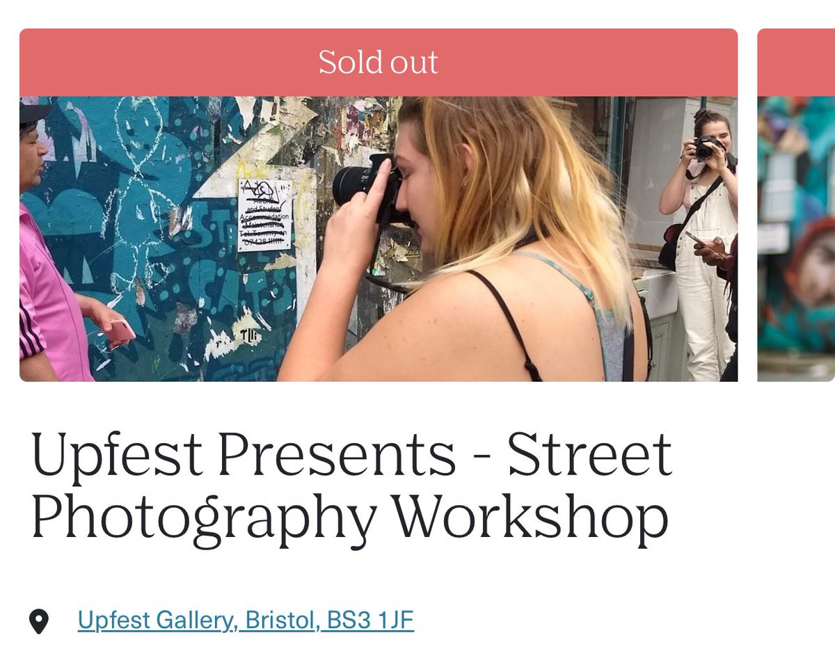 All the street photo workshops have sold out, do check in with @Upfest for so many amazing cultural projects and workshops you can be part of.