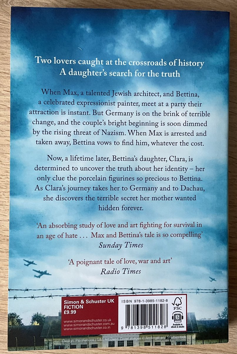 A very belated post holiday/Covid thank you to @jessbarratt88 for this gorgeous @freethy paperback of #ThePorcelainMaker out on 23rd May from @simonschusterUK It’s a fabulous book!