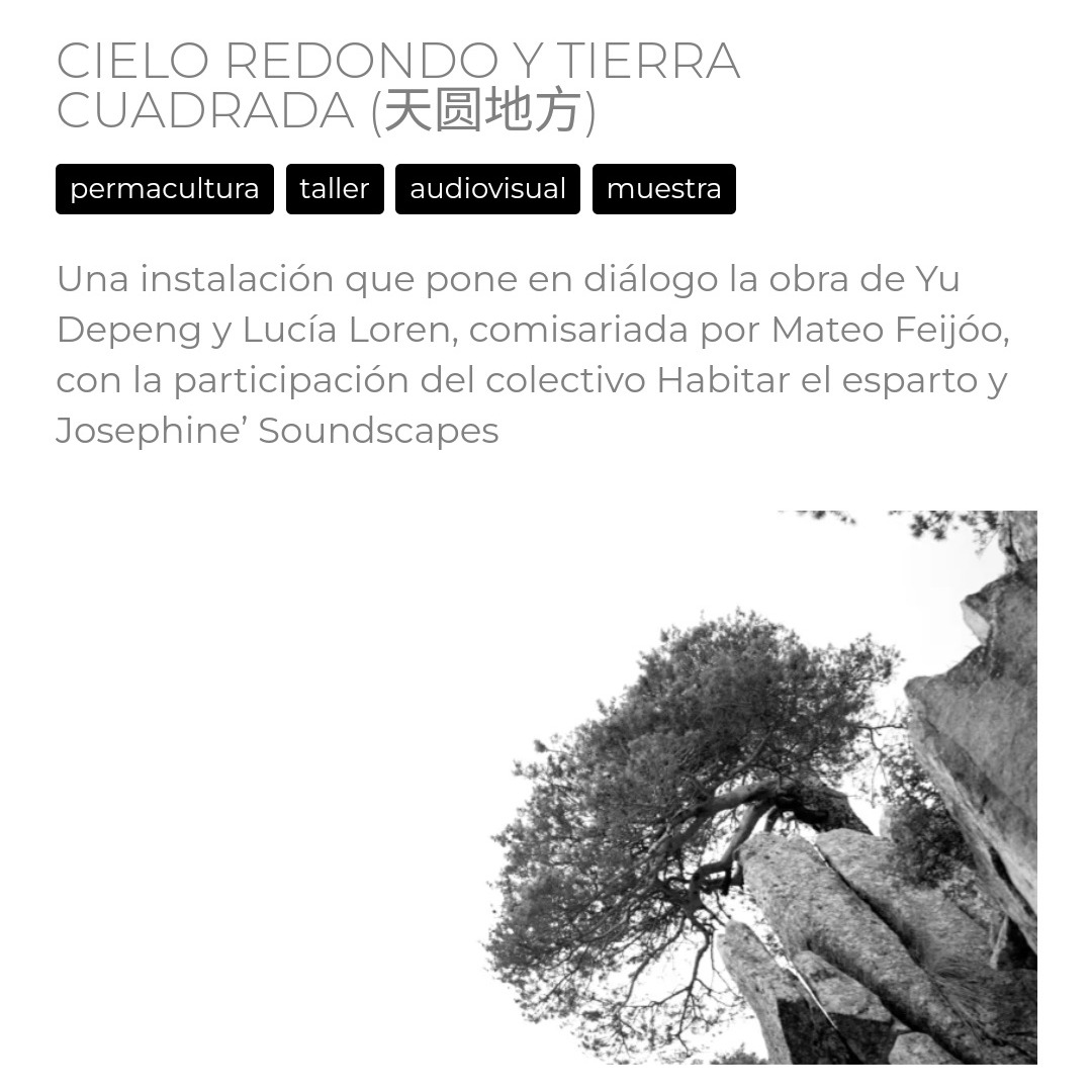 🌏🌿El comisario #MateoFeijóo ha imaginado en torno a 'Cielo redondo y Tierra cuadrada (天圆地⽅)', de Yu Depeng, una instalación en la que se entabla un diálogo colaborativo. Os invitamos a disfrutarla del 21 al 26 de mayo en #Intermediae_Matadero👇 intermediae.es/agenda/cielo-r…