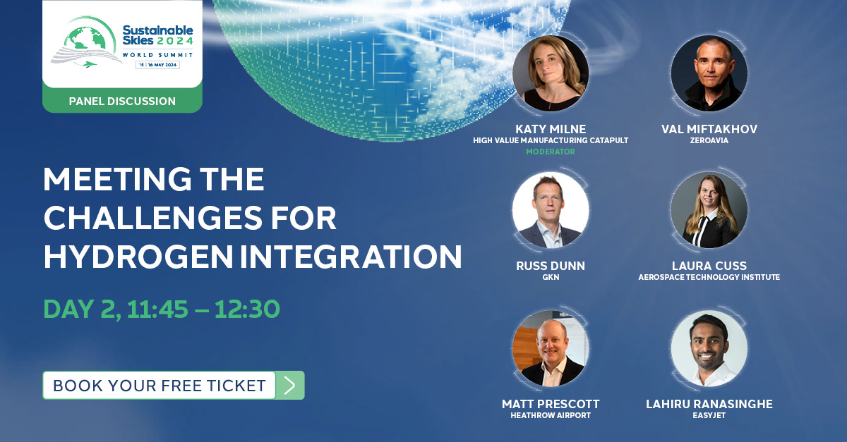 Meet the experts who will be discussing 'Meeting the challenges for hydrogen integration' at our upcoming #SSWS24 event! Featuring speakers from: @ZeroAvia, @UKAeroInstitute,@easyJet, @GKNAero, @HeathrowAirport and High Value Manufacturing Catapult! 📲tinyurl.com/nddw8rfb