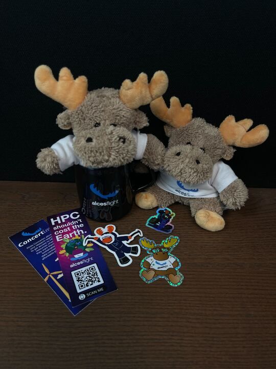Join us at ISC High Performance in Hamburg booth #G12, May 13-15, and explore Alces Flight's transformative #HPC solutions! Ever wonder why 'Alces'? It's Latin for moose, our founder's favorite animal. As a tribute, we give away plush moose at events! buff.ly/4bf7k2T