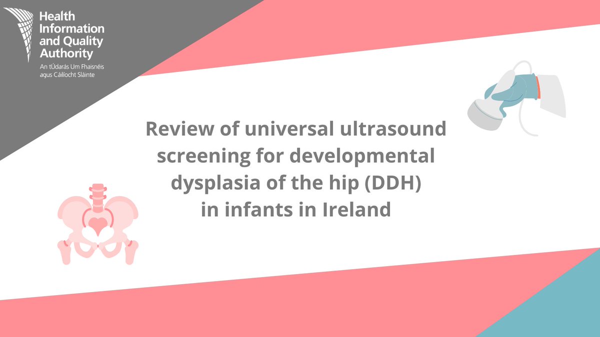 Our review of universal ultrasound screening for developmental dysplasia of the hip (DDH) in infants in Ireland did not find a clear benefit over selective screening, and has been submitted to the National Screening Advisory Committee. Read the full report hiqa.ie/sites/default/…