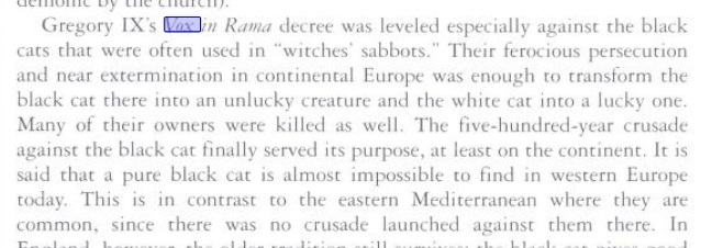 El bulo de la matanza masiva de gatos en la Europa medieval surge de un libro escrito por Donald W. Engels, «Classical Cats: The Rise and Fall of the Sacred Cat», publicado en 1999.