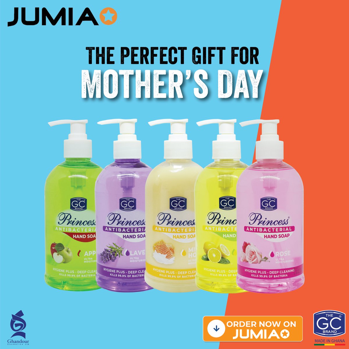 GhandourGhana's tweet photo. Click here https://t.co/PyseGTqxWQ to shop to Show Mom you care about her well-being with this thoughtful gift. This package on Jumia features a variety of Kleanz Handwash, perfect for keeping her hands clean and protected all day long.
#TheGCBrand #Kleanz #MotherDay https://t.co/FIfdOYEp8F