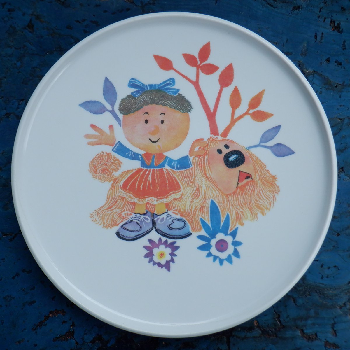 A vintage Magic Roundabout plate. Melamine. 17.5 cm in diameter. Made in England by Encore Gaydon. 🛒 ebay.co.uk/itm/3055496234… #MagicRoundabout #Vintage #FollowVintage #eBay