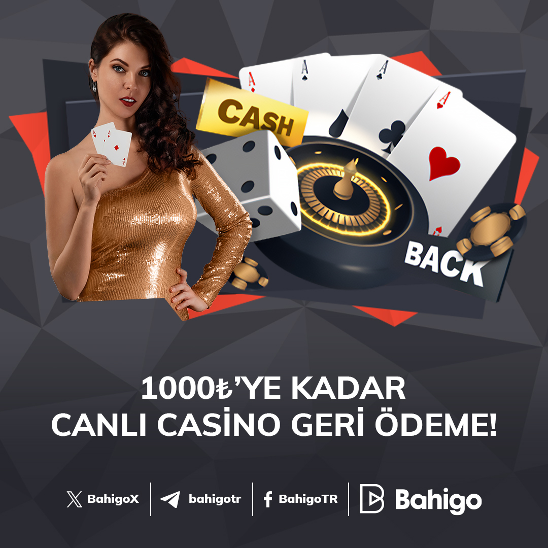 Her hafta cumadan pazara kadar canlı casinoda istediğiniz kadar oynayın, bir sonraki pazartesi kaybınızı 1.000₺'ye kadar geri alın!

#Bahigo #LiveCasino #Casino #CasinoBonus