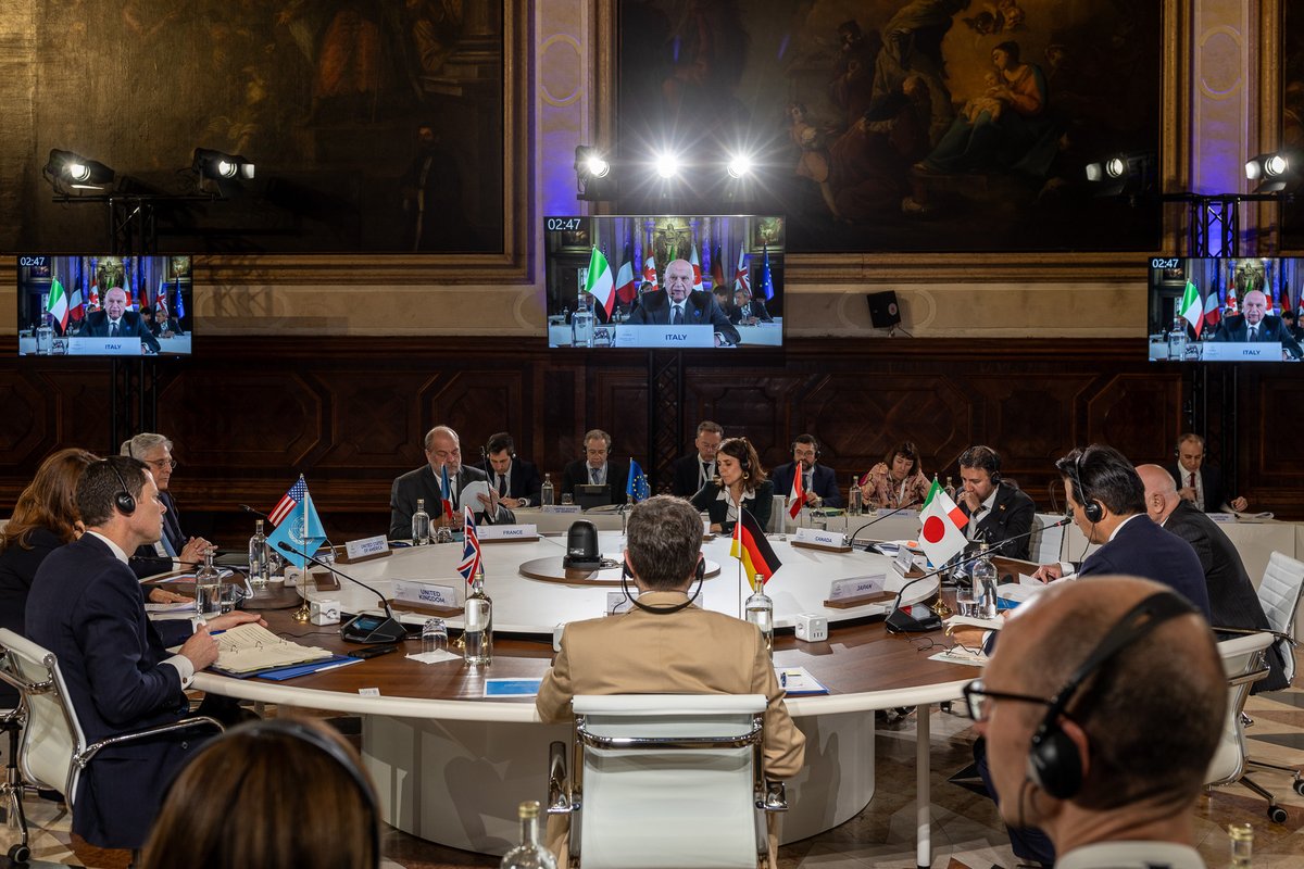 Minister Carlo Nordio kicks off the second day of the #G7 Justice Ministers’ meeting. Main topic: Fight against Transnational Organized Crime, with a focus on Drug Trafficking and Laundering of Crime Proceeds. #G7Italy