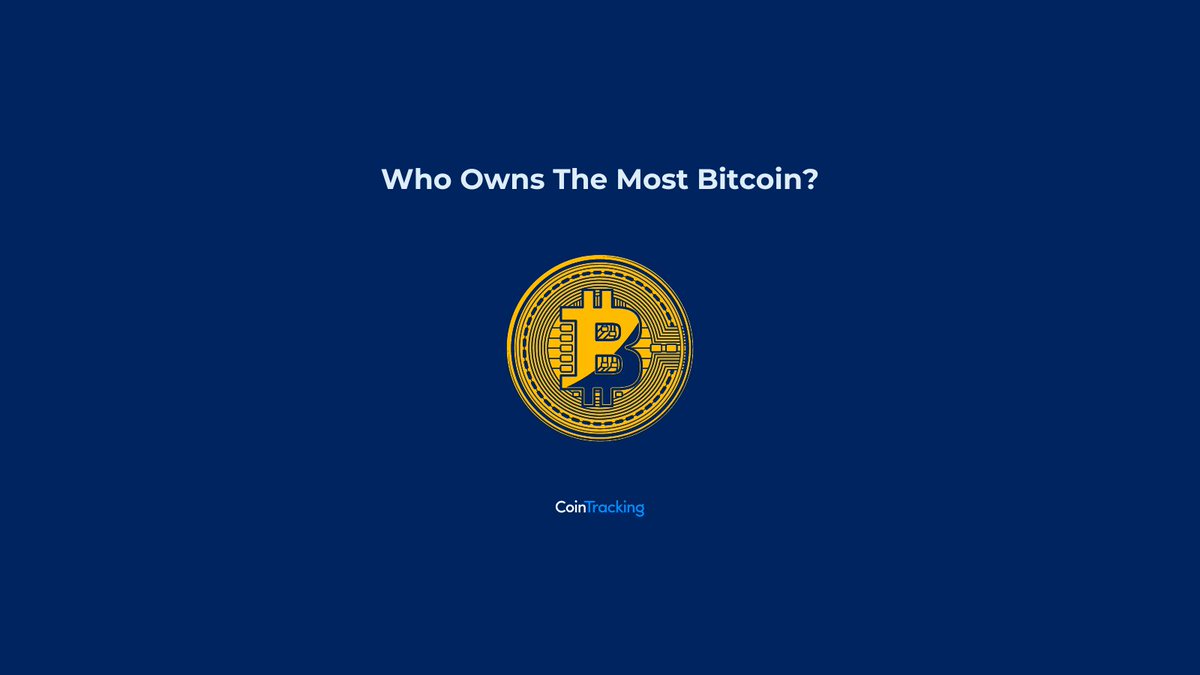Who owns the most #Bitcoin? 📈Crypto exchanges 💸Billionaires 👽Satoshi 🕹️Tech companies 🌏Countries But, who are the biggest owners? Let's cover all about Bitcoin ownership in our most recent guide⬇️ cointracking.info/blog/who-owns-…