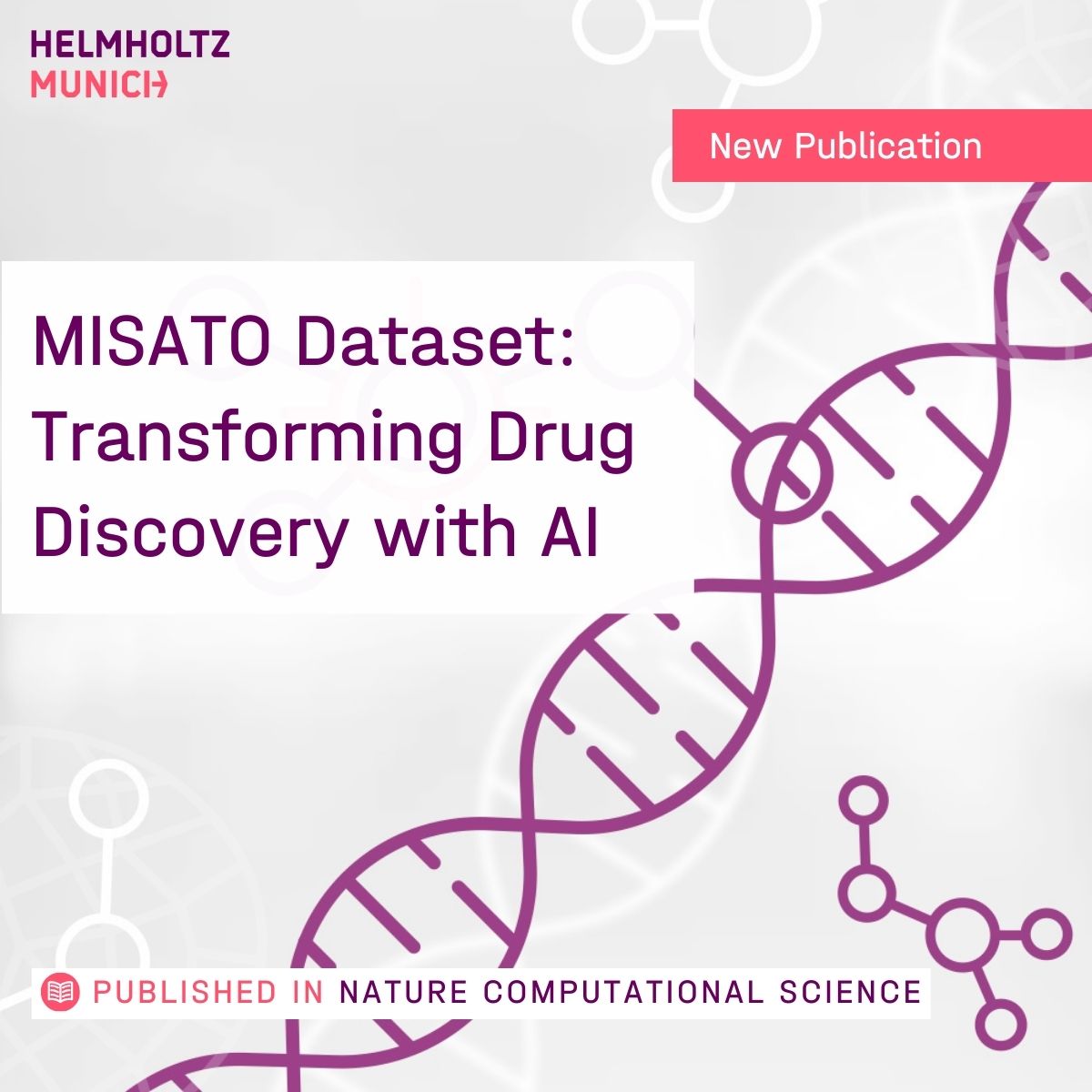 A team of researchers unveil the MISATO dataset for training #AI models in #drugdiscovery. Its realistic molecular representations promise a leap forward in medicine & pharmaceuticals. 👉Read more: t1p.de/09zsq