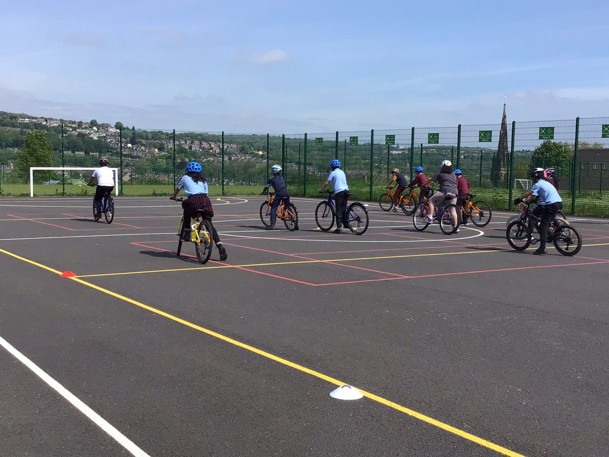 The children loved their Bikeability lessons this week and are chomping at the bit to get out and ride (safely) on the roads! #bramblespe