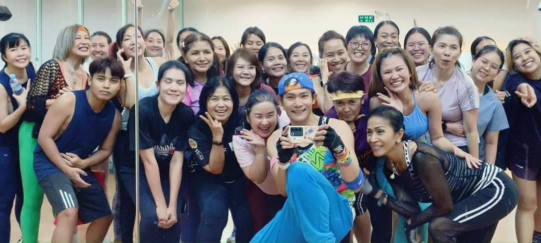 sweety4445's tweet image. เจอกันก็ทักทายกันได้นะคะ #fitnessplatinumkasetnawamin #designvillage