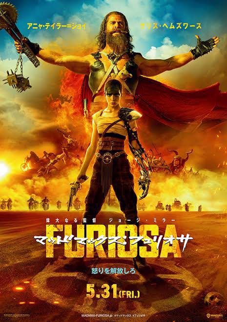 Witnessed “Furiosa: A Mad Max Saga”! This movie, which easily surpasses 'MAD' and even past 'FURY', is at its 'MAX' (masterpiece)! Ever since I saw the first film when I was 16 years old, George Miller has saved me, encouraged me, and changed my way of life countless times. He is
