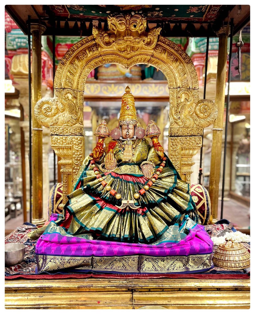 Sri Perundevi Thayar - Kadai Velli Utsavam. Kannadi Arai