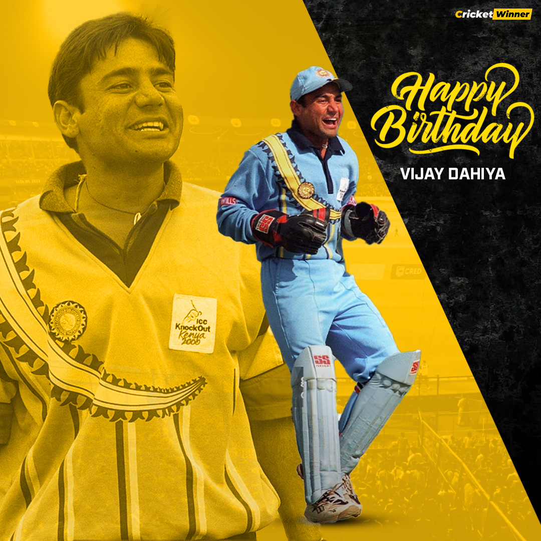 Happy 51st birthday to former Indian wicketkeeper-batter Vijay Dahiya.

#VijayDahiya #Cricket #India #CricketWinner