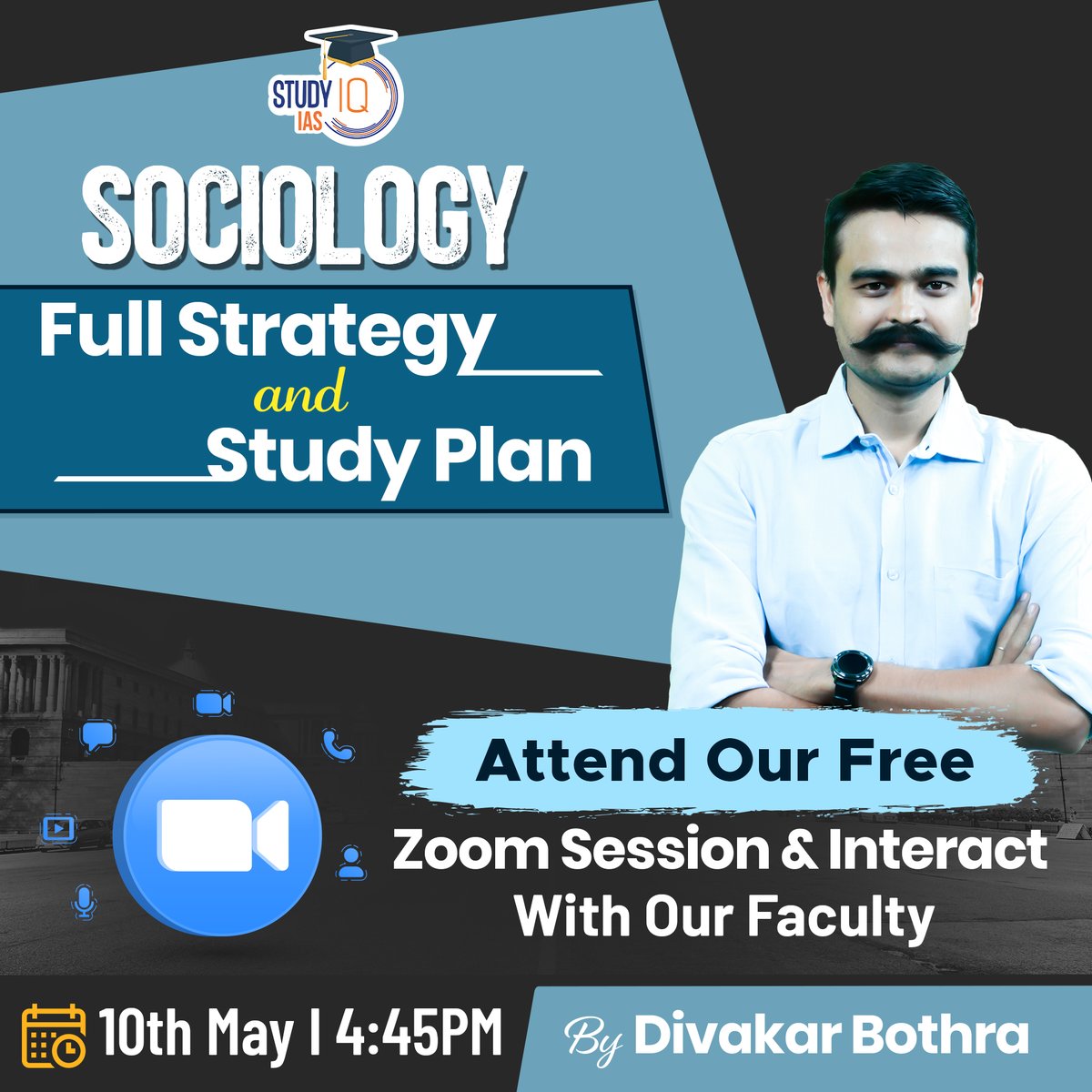 Topic: Sociology Optional : Full strategy and Study Plan Time: May 10, 2024 04:45 PM India Join Zoom Meeting zoom.us/j/97145937789?… if you are interested, register here: forms.gle/HzzAbqRf5kRsM1…