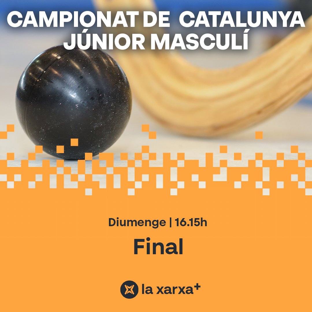 🔜 Diumenge a l’#EnjocTV... ⏰ 16.15h 🏑 Final del Campionat de Catalunya Júnior Masculí de la @FCPatinatge 🏆 📺💻📱📡 A @laxarxames! #okcat